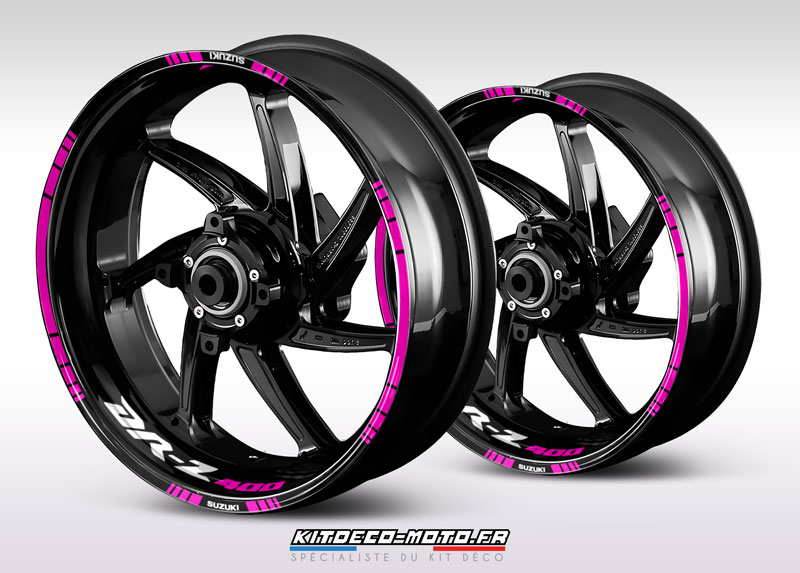 sticker jante moto suzuki drz 400 rose