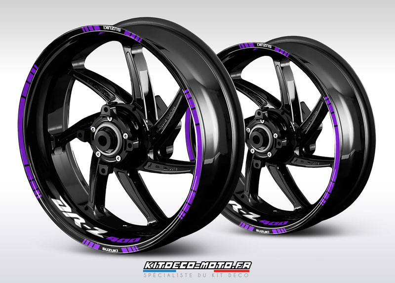 sticker jante moto suzuki drz 400 violet