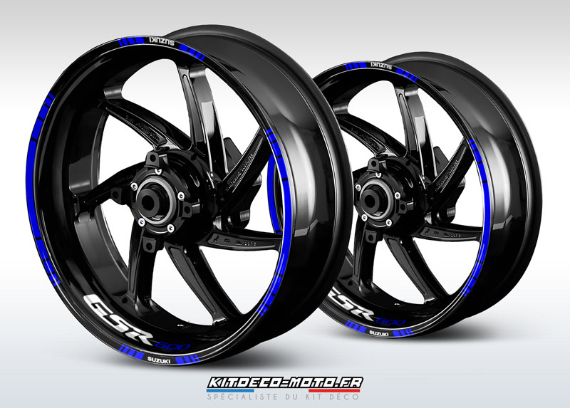 sticker jante moto suzuki gsr 600 bleu