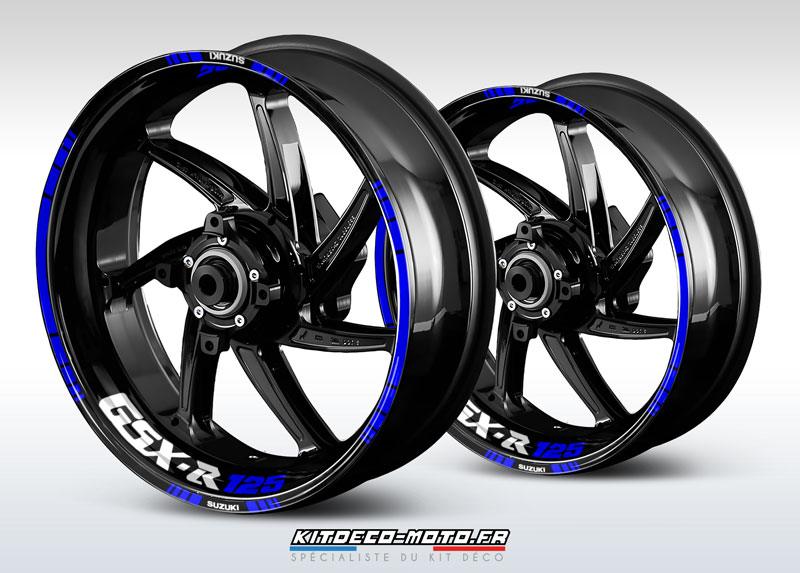 sticker jante moto suzuki gsx r 125 bleu
