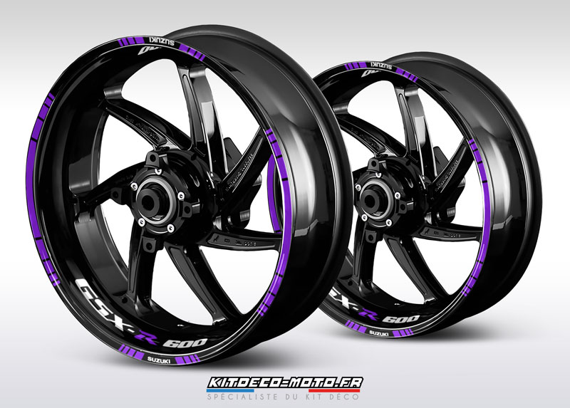 sticker jante moto suzuki gsx r 600 violet