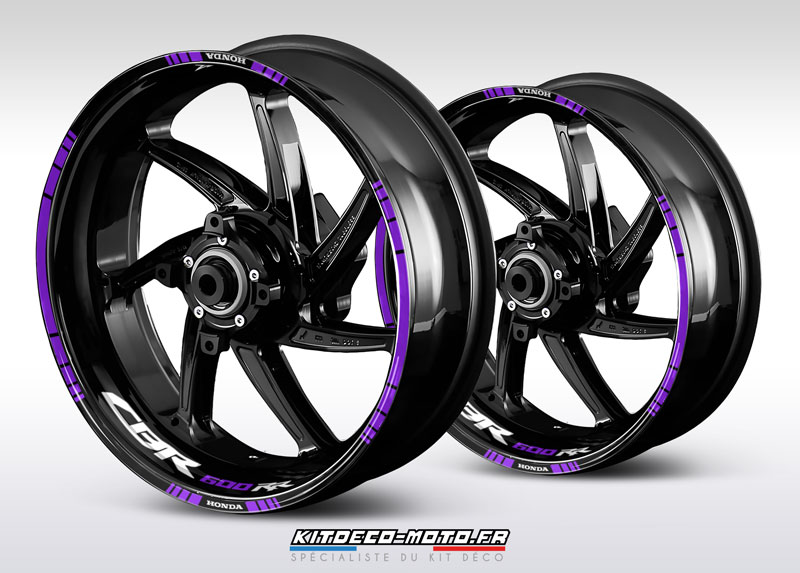 sticker jante moto honda cbr 600rr violet