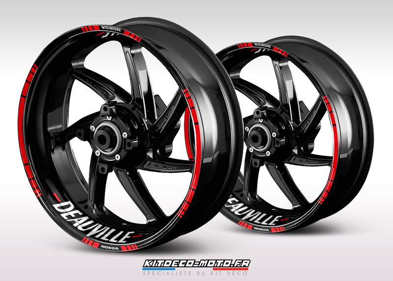 stickers de jante moto honda deauville