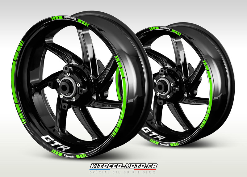 stickers de jante moto kawasaki gtr