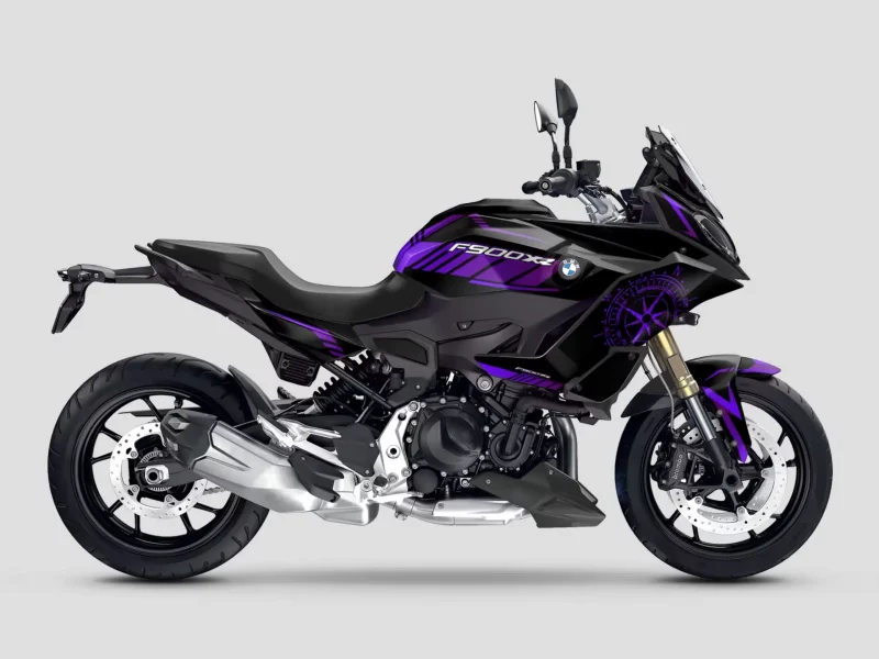 kit deco bmw f 900 xr horloge violet scaled