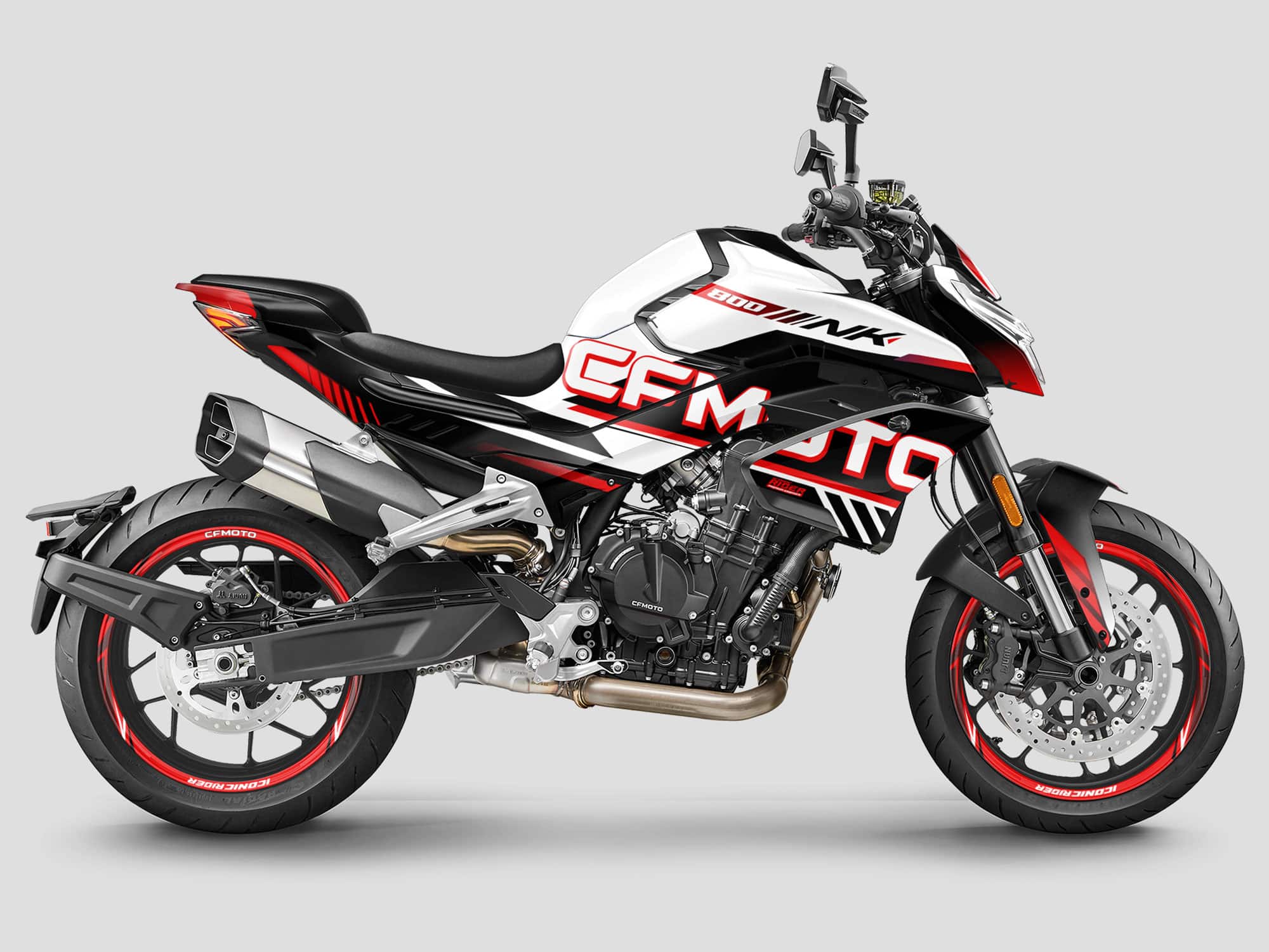 kit deco cf moto 800 nk factory rouge
