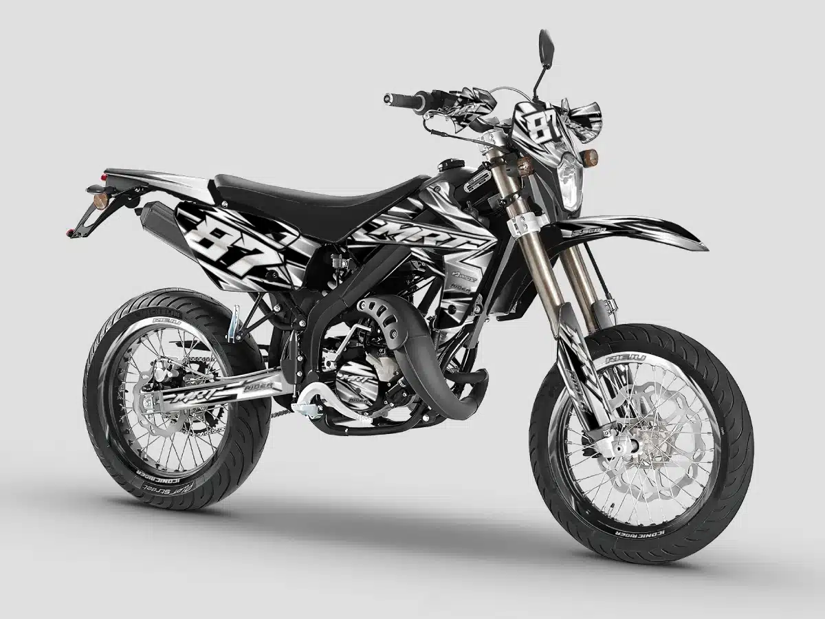 kit deco rieju 50 mrt 2009 2021 tech blanc