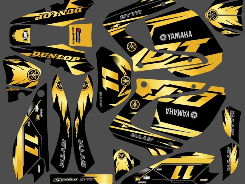 kit déco yamaha dt 125 – light gold