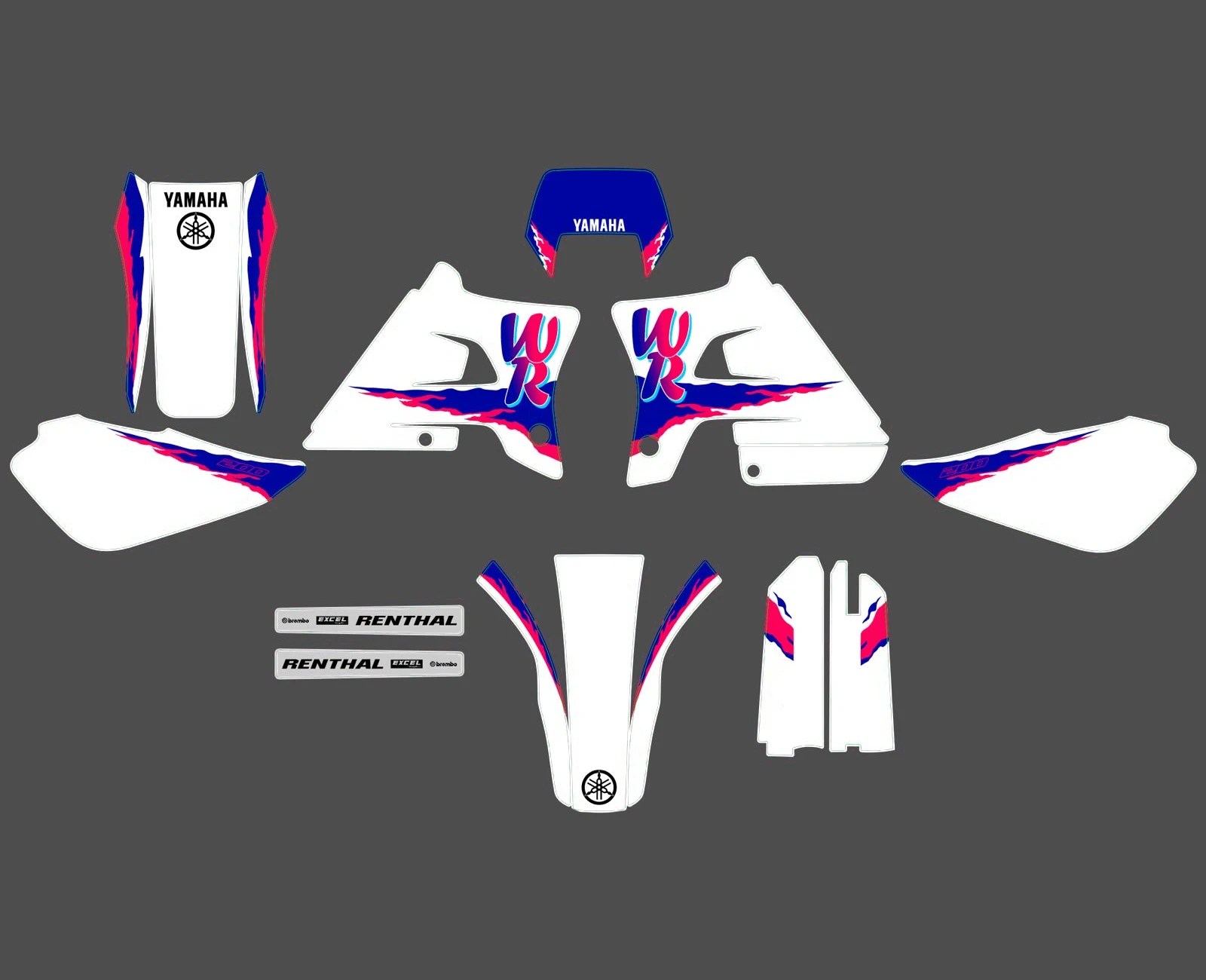 kit déco yamaha 200 wr origine origine #2