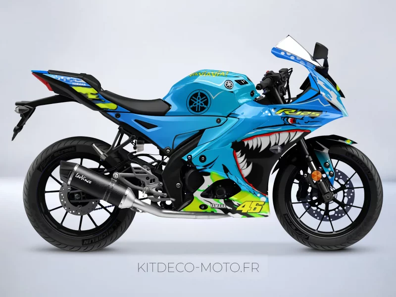 kit deco yamaha yzf r 125 shark